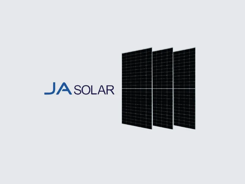 Paneles solares JA Solar para bombeo en AC